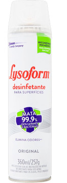 Lysoform Desinfetante Aerossol Original 360ml