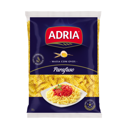 [1902.11.00] Macarrão com Ovos Adria Parafuso 500g