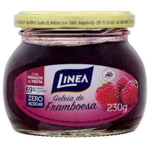Geleia de Framboesa Zero Açúcar Linea 230g