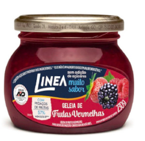 Geleia de Frutas Vermelhas Linea 230g