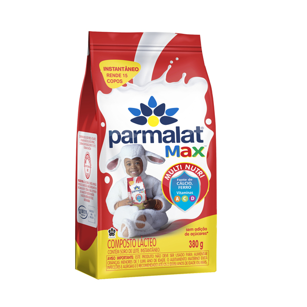 Composto Lácteo Max Instantâneo Parmalat 380g
