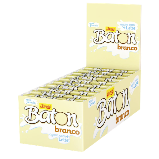 [15535] Chocolate Baton Branco Garoto 30x16g