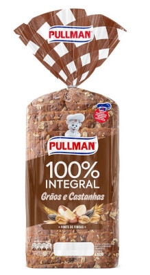 Pullman - Pão de Forma Grãos e Castanhas 450g
