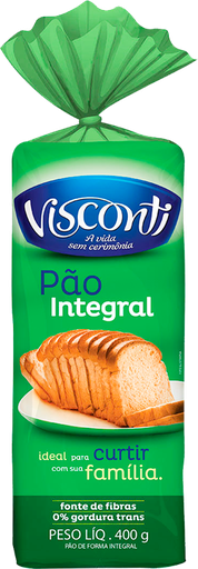 Pão Visconti Forma Integral 400g