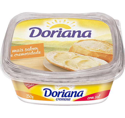 Margarina Cremosa Tradicional com Sal Doriana 250g