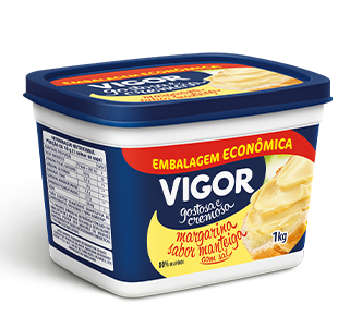 Margarina com Sal Sabor Manteiga Vigor 1kg
