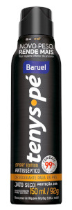 Baruel - Desodorante para os Pés Aerosol Sport Edition Tenys Pé 92g