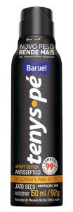 Tenys Pé Baruel Desodorante Aerosol Sport Edition 92g