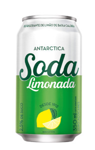 Soda Antarctica - Refrigerante de Limão Zero Açúcar 350ml