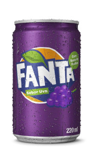 [2202.10.00] Fanta - Refrigerante de Uva 220ml