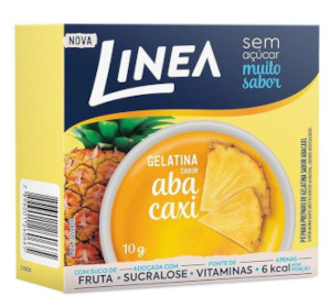 [21069029] Linea - Gelatina Sabor Abacaxi Zero 10g
