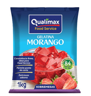 Qualimax - Gelatina de Morango 1Kg