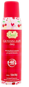 Desodorante Aerosol Cherry Giovanna Baby 150ml