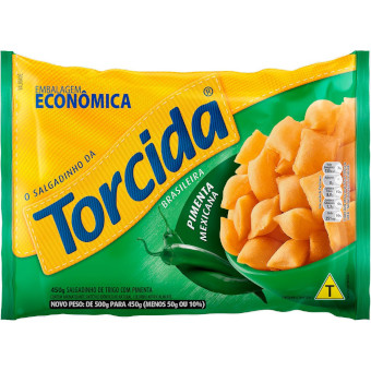 Salgadinho Torcida Big Pimenta Mexicana 450g