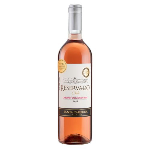 [2204.21.00] Santa Carolina - Vinho Chileno Reservado Cabernet Sauvignon Rosé 750ml