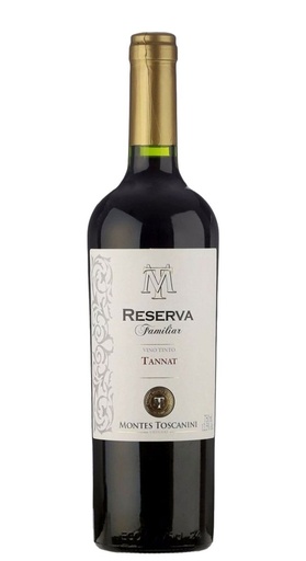Vinho Tinto Uruguaio Reserva Familiar Tannat Montes Toscanini 750ml