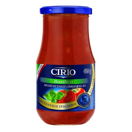 Molho de Tomate com Basílico Círio 420g