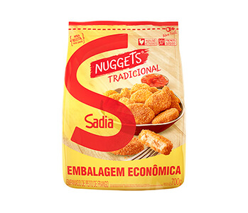 Nuggets de Frango Tradicional Econômico Sadia 700g