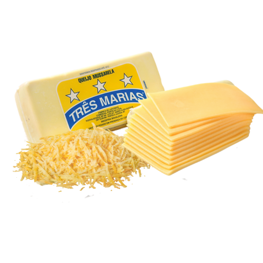 Queijo Mussarela Três Marias peça 4,2kg aproxi
