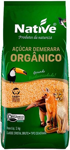 [1701.99.00] Açúcar Cristal Orgânico Native 1kg