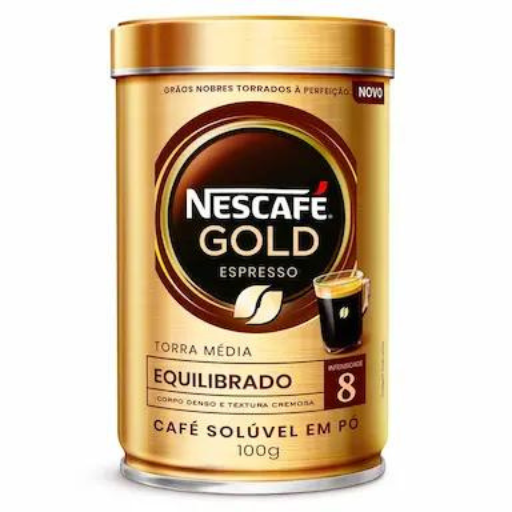 [2101.11.10] Café Solúvel Nescafé Gold Equilibrado Lata com 100g