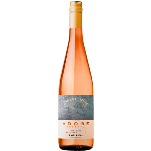 [2204.21.00] Vinho Branco Riesling Orgânico Adobe Reserva 750ml (Chile)