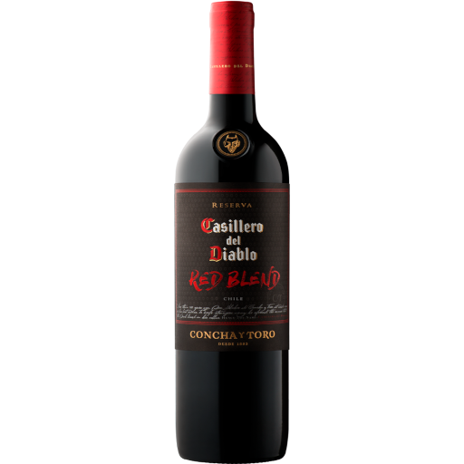[2204.21.00] Vinho Tinto Red Blend Casillero Del Diablo Reserva 750ml
