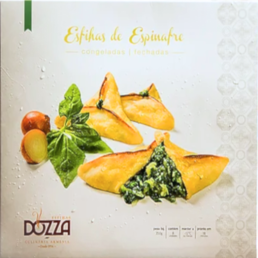 [1905.90.90] Esfiha Dozza Espinafre Fechada congelada 400g 