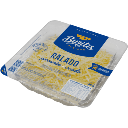 [0406.20.00] Queijo Parmezão Ralado Fresco Buritis 150g