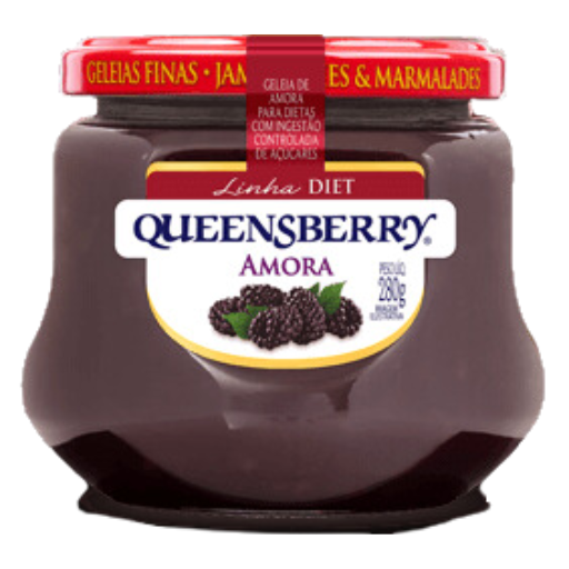 [2007.99.10] Geleia Diet de Amora Queensberry Diet 280g