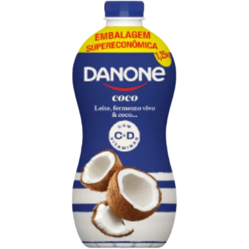[0403.10.00] Iogurte Líquido Parcialmente Desnatado Danone Coco 1,25KG