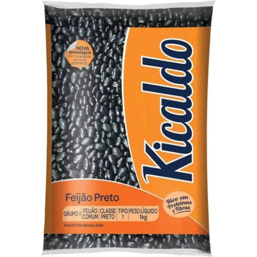 [0713.33.19] Feijão Preto Kicaldo 1Kg