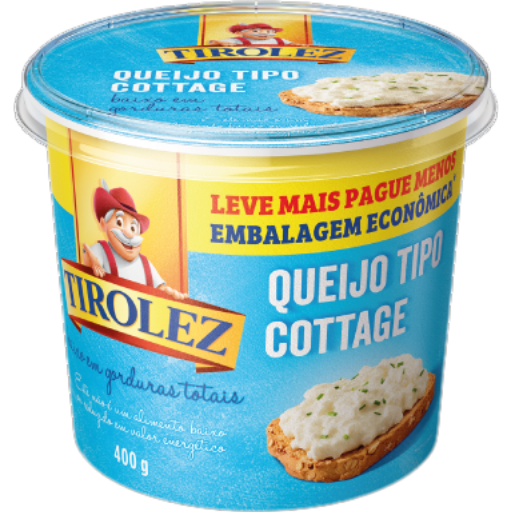 Queijo Tipo Cottage Tirolez 400g 