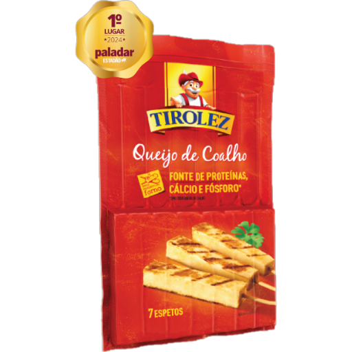 Queijo Coalho em Espeto Tirolez 290g Aprox. 