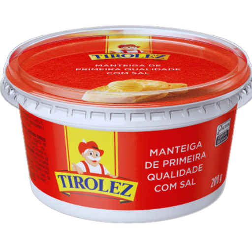 Manteiga Com Sal Tirolez 200g 