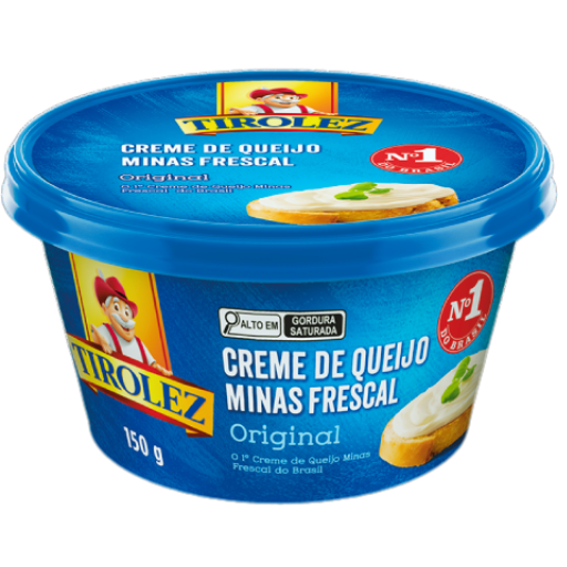 Creme de Queijo Minas Frescal Original Tirolez 150g 