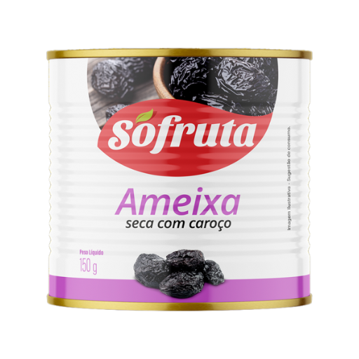 Ameixa Seca Sófruta Lata 150g 