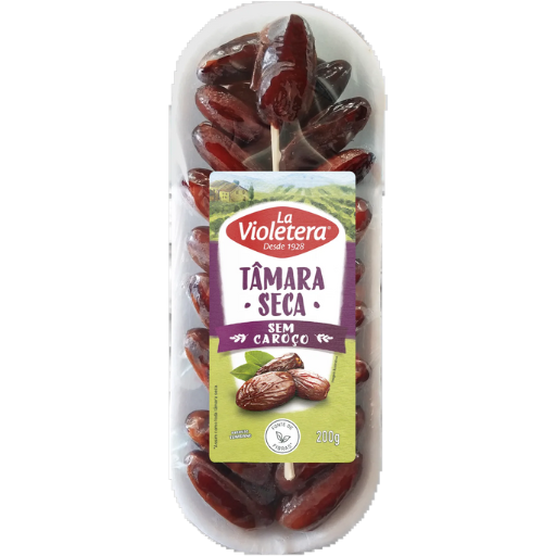 Tâmara Seca Sem Caroço La Violetera 200g 
