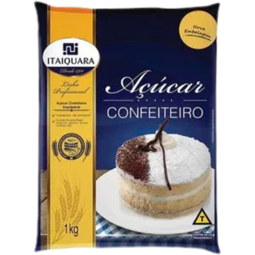 Açúcar de Confeiteiro Itaiquara Pacote 1kg