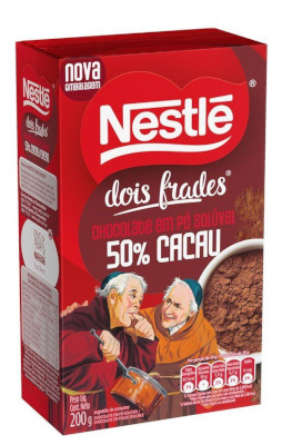 Chocolate em Pó Dois Frades 50% Cacau 200g