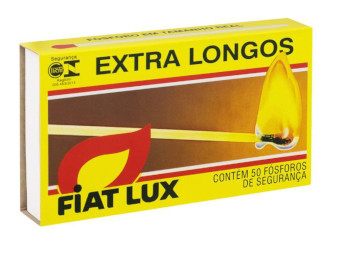 Fiat Lux - Fósforo Extra Longo 50 Unidades