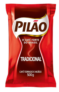 Café Pilão Torrado e Moído Tradicional 500g