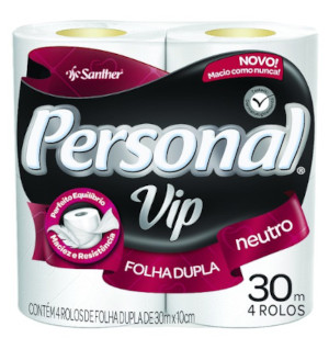 Papel Higiênico Personal Folha Dupla 4 Unid.