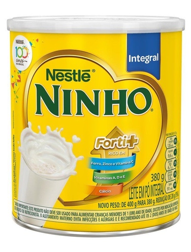 [0402.21.10] Leite em Pó Integral Ninho Forti + 380g