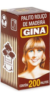 Gina - Palitos de Madeira 200 Unidades