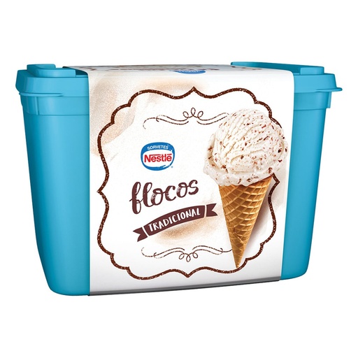 Nestlé - Sorvete de Flocos Tradicional 1,5L