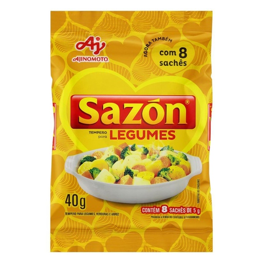 [2103.90.21] Ajinomoto - Tempero para Legumes Sazón 40g