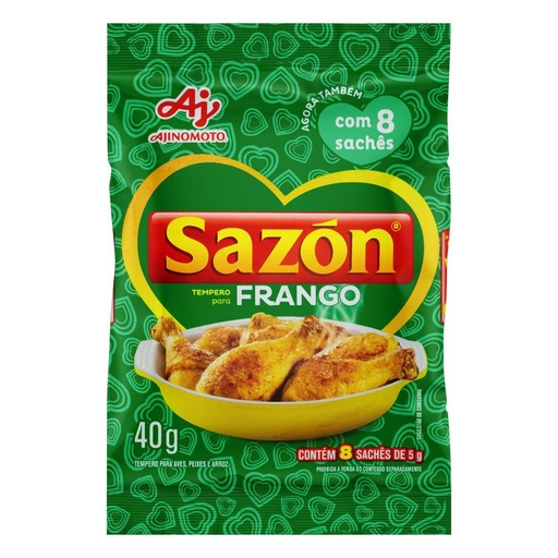 [2103.90.21] Ajinomoto - Tempero para Frango Sazón 40g