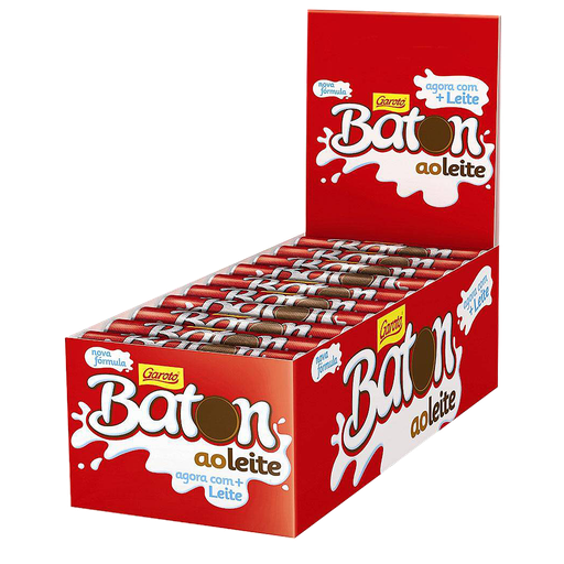 [15537] Chocolate Baton ao Leite Garoto 30x16g