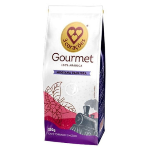 [0901.21.00] Café Torrado e Moído Gourmet Mogiana Paulista 3 Corações 250g